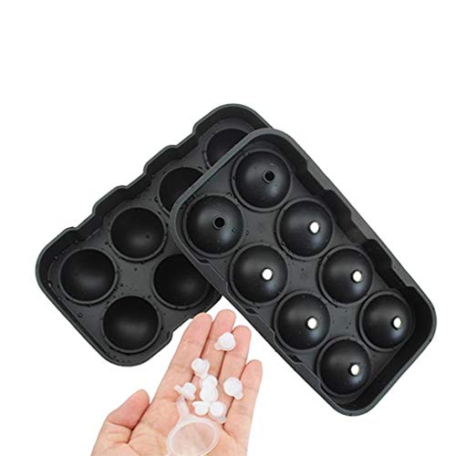 8 Bolas Molde de Bola de Hielo de Whisky, Molde Redondo de Hockey sobre Hielo/Bandeja de Cubitos de Hielo de Esfera, Bola de Cubitos de Hielo de Whisky, Bebida de Cóctel (4,5 cm) 8 Bolas Molde de Bola de Hielo de Whisky, Molde Redondo de Hockey sobre Hielo/Bandeja de Cubitos de Hielo de Esfera, Bola de Cubitos de Hielo de Whisky, Bebida de Cóctel (4,5 cm)