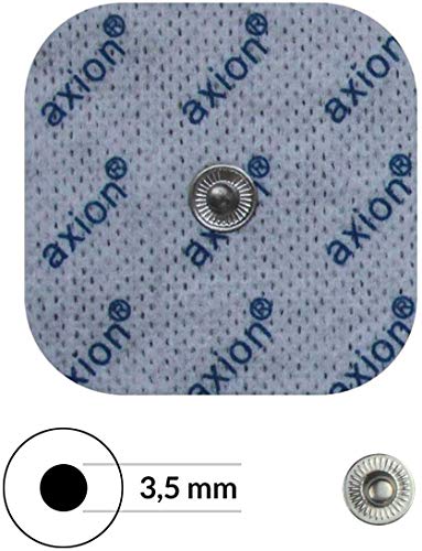 8 Electrodos de 4,5x4,5 cm - para su aparato TENS EMS electroestimulador VITALCONTROL & Beurer - axion