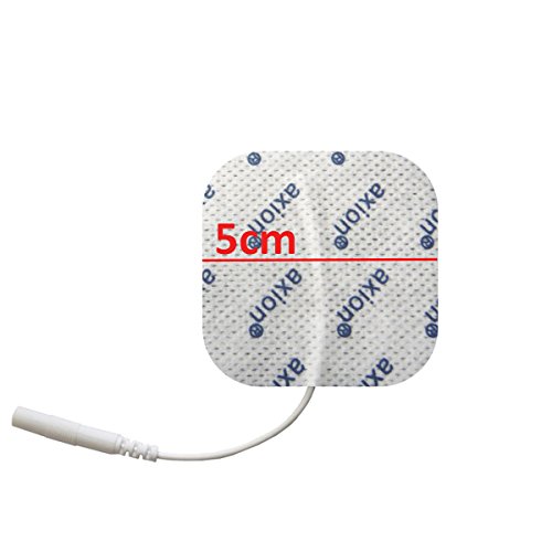 8 Electrodos de 5x5 cm axion | para su electroestimulador TENS EMS Cefar Compex