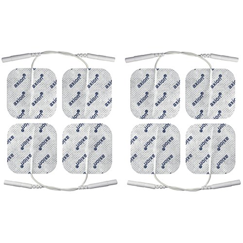 8 Electrodos de 5x5 cm axion | para su electroestimulador TENS EMS Cefar Compex