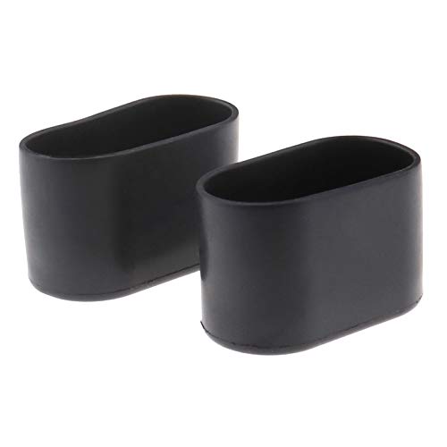8 gorras de silla para muebles, patas de mesa, ovaladas de goma flexible, antiarañazos, color negro 8 gorras de silla para muebles, patas de mesa, ovaladas de goma flexible, antiarañazos, color negro