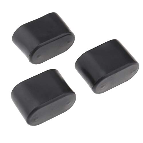 8 gorras de silla para muebles, patas de mesa, ovaladas de goma flexible, antiarañazos, color negro 8 gorras de silla para muebles, patas de mesa, ovaladas de goma flexible, antiarañazos, color negro