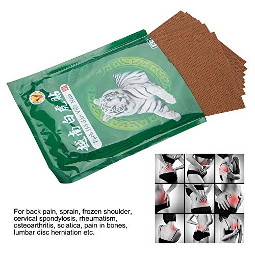 8PCS Parche para Aliviar Dolor Yeso de bálsamo de tigre blanco para artritis,articulaciones de la rodilla,espalda,Parche térmico articulación y relajación muscular para mujeres y hombres 8PCS Parche para Aliviar Dolor Yeso de bálsamo de tigre blanco para artritis,articulaciones de la rodilla,espalda,Parche térmico articulación y relajación muscular para mujeres y hombres