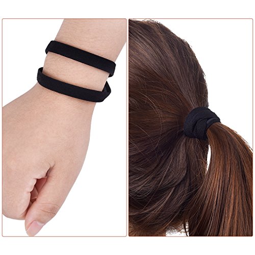 9 Piezas de Diademas Deportivas Elásticas Antideslizantes Gruesas, Agarre de Silicona Elástico Banda de Pelo de Ejercicio para Fútbol, Baloncesto, Tenis, Yoga y Golf (Negro) 9 Piezas de Diademas Deportivas Elásticas Antideslizantes Gruesas, Agarre de Silicona Elástico Banda de Pelo de Ejercicio para Fútbol, Baloncesto, Tenis, Yoga y Golf (Negro)
