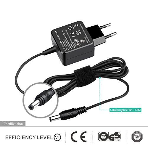 9V Cargador para Bicicleta de apartamento DKN AM-3, bicicleta estática Techness SB 800 MP3, Domyos VE 530 VE 430 VE 710, bicicleta estática Care CV-5000, bicicleta David Douillet DD CYD-0900500E