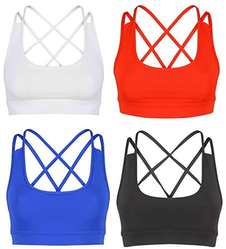 AA Sportswear Mujer Sujetador Diseño Ropa Deportiva Espalda Correas Gimnasio Entrenamiento Ejercicio Top Corto Chaleco Ocio en Actividades Al Aire Libre Nuestro para Todas Necesidades Activewear de