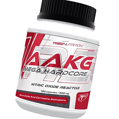 AAKG Mega Hardcore - Óxido Nítrico Reactor - Mega dosis de AAKG y malato de citrulina - TREC Nutrition (120caps / 240caps) (240)