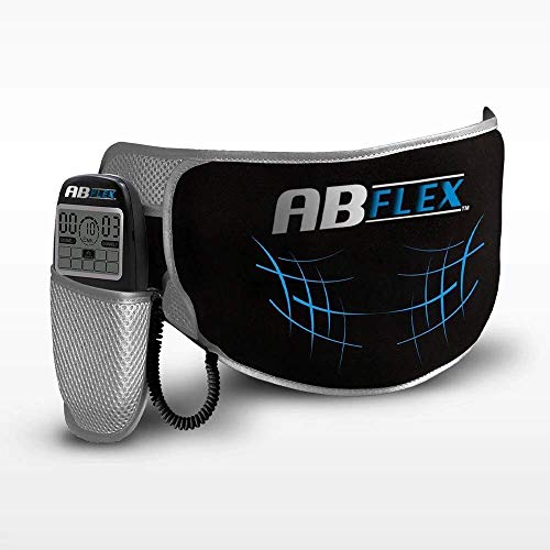 Ab Flex Estimulador Muscular Abdominales Cinturón de tonificación AB para Unos músculos Abdominales tonificados y Delgados (Negro) Ab Flex Estimulador Muscular Abdominales Cinturón de tonificación AB para Unos músculos Abdominales tonificados y Delgados (Negro)