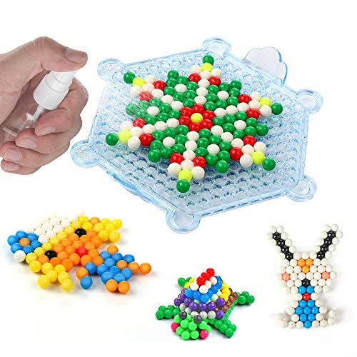 Abalorios Cuentas de Agua 4000 Perlas Kit Abalorios 24 Colors(6 Jewel) Niños DIY Educativos Artesanía Craft Kits