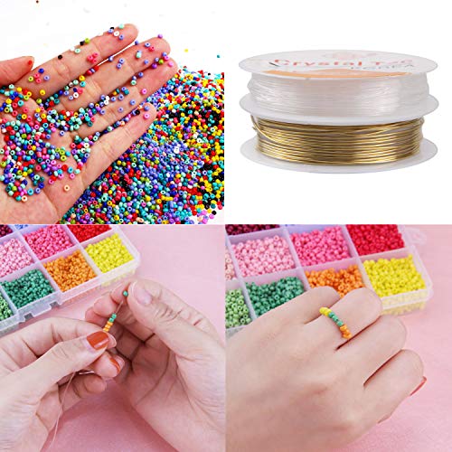 Abalorios para Hacer Collares, Abalorios para Hacer Pulseras, 24 Colores Vidrio de 3Mm Perlas de Potro Hechas A Mano para Joyas Collares Pulseras Pendiente BisuteríA Regalo DIY 14400Pcs Abalorios para Hacer Collares, Abalorios para Hacer Pulseras, 24 Colores Vidrio de 3Mm Perlas de Potro Hechas A Mano para Joyas Collares Pulseras Pendiente BisuteríA Regalo DIY 14400Pcs