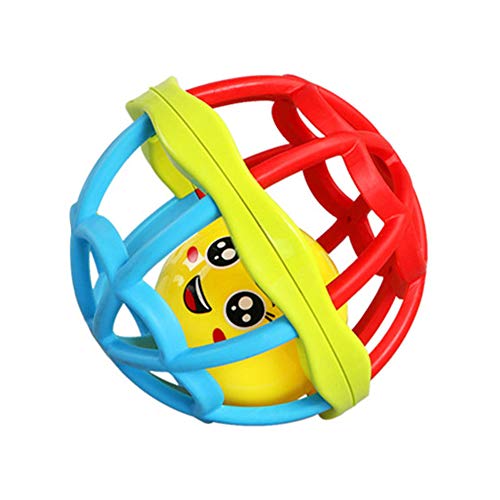 Abilieauty Pelota de Ejercicio Musical, Juguete de Mano para Ejercicio, Colores Brillantes, sonajero para Chupete