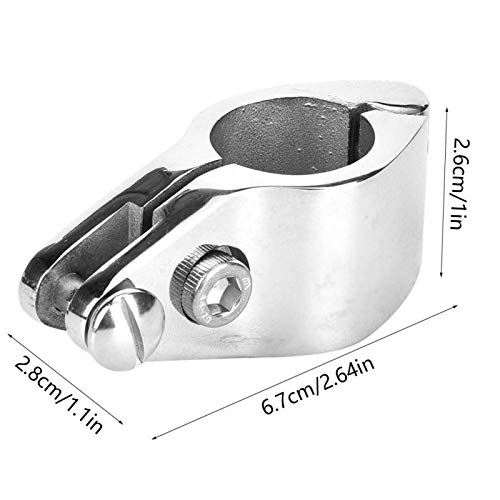 Abrazadera de Barco de Acero Inoxidable 316 Resistente a la corrosión Fluente Deslizamiento de mandíbula de Barco Accesorio de Barco Duradero para 2 Tipos(22mm) Abrazadera de Barco de Acero Inoxidable 316 Resistente a la corrosión Fluente Deslizamiento de mandíbula de Barco Accesorio de Barco Duradero para 2 Tipos(22mm)