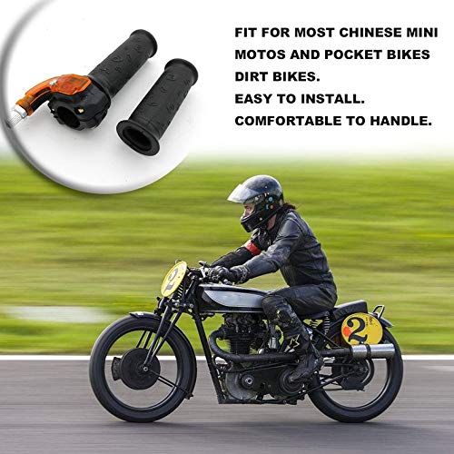 Abrazadera del Acelerador con Mango de 22 mm (7/8") 49cc Pocket Bike Mini Moto Quads Cloverclover