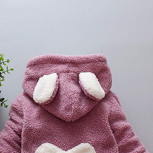 Abrigo De AlgodóN BebéS NiñAs Abrigo De Peluche Suave Y Confortable Chaqueta Abrigada Sudadera Con Capucha Bolsillo BotóN Abrigo Orejera De Conejo De Dibujos Animados(Púrpura,18-24 meses/95-100) Abrigo De AlgodóN BebéS NiñAs Abrigo De Peluche Suave Y Confortable Chaqueta Abrigada Sudadera Con Capucha Bolsillo BotóN Abrigo Orejera De Conejo De Dibujos Animados(Púrpura,18-24 meses/95-100)