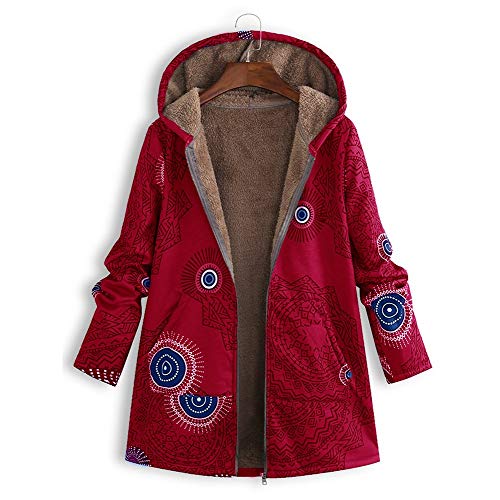 Abrigo De Invierno Mujer Libre Abrigos para Mujer Rebajas Talla Grande Abrigo con Capucha De Manga Larga Vintage Cremallera Señoras Abrigos con Bolsillos Gruesos De Lana riou Abrigo De Invierno Mujer Libre Abrigos para Mujer Rebajas Talla Grande Abrigo con Capucha De Manga Larga Vintage Cremallera Señoras Abrigos con Bolsillos Gruesos De Lana riou