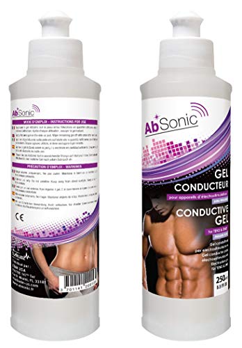 AbSonic - Gel Conductor para Electroestimulación y Electrodos- 2 x 250 ml AbSonic - Gel Conductor para Electroestimulación y Electrodos- 2 x 250 ml