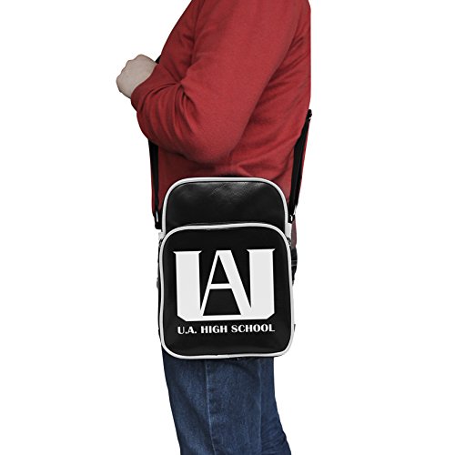 ABYstyle – My Hero Academia Bolsa bandolera vinilo – u.a. Emblem Unisex adulto, 20 x 27 x 7 cm, abybag268 , color/modelo surtido ABYstyle – My Hero Academia Bolsa bandolera vinilo – u.a. Emblem Unisex adulto, 20 x 27 x 7 cm, abybag268 , color/modelo surtido