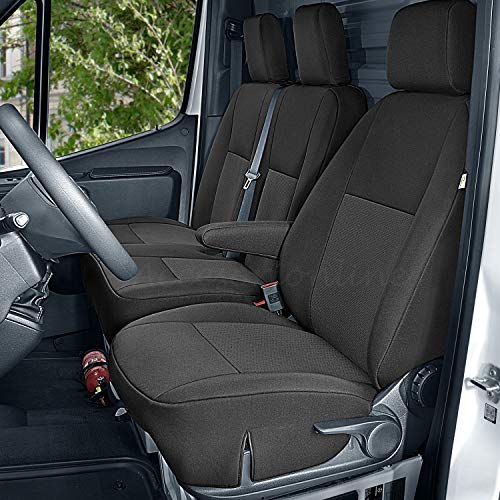 Accesorionline Fundas de Asiento para Sprinter Desde 2018-100% A Medida, máxima Calidad W907 (Sprinter Desde 2018 (1+2))