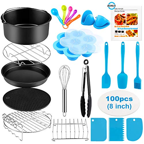 Accesorios para freidoras de aire, 20 piezas para la freidora de aire Ninja Innsky Princess COSORI 4L 4.5L 5.2L 5.5L, Accesorios de revestimiento antiadherente,aptos para lavavajillas y sin BPA Accesorios para freidoras de aire, 20 piezas para la freidora de aire Ninja Innsky Princess COSORI 4L 4.5L 5.2L 5.5L, Accesorios de revestimiento antiadherente,aptos para lavavajillas y sin BPA
