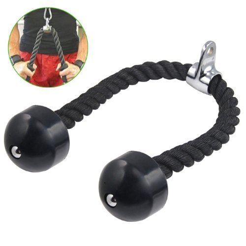 Accessotech Negro Resistente tríceps ejecutáis rizoide plástico Cable Lat Deporte Extremo Accessotech Negro Resistente tríceps ejecutáis rizoide plástico Cable Lat Deporte Extremo