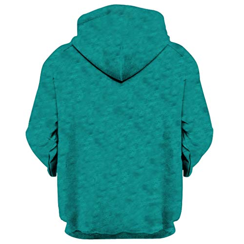 acction 3D Hoodies Sudaderas con Capucha Hombre Mujer Sudadera Divertida Impresión Muscular Pullover Mangas Largas Sweatshirt Bolsillos M-5XL