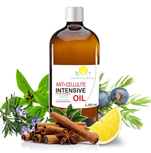 Aceite Anti Celulitis 250 ml Con Aceites Esenciales Triple acción: drenante, quema grasa y reafirmante. Penetra 6 veces mejor que una crema anti celulitis