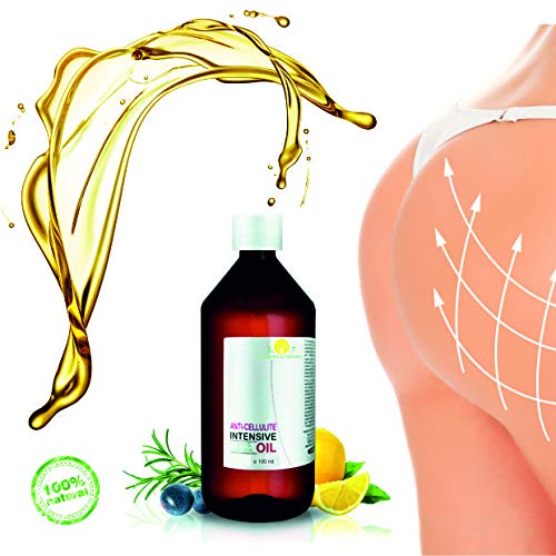 Aceite Anti Celulitis 500 ml Con Aceites Esenciales Triple acción: drenante, quema grasa y reafirmante