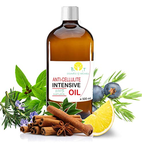 Aceite Anti Celulitis 500 ml Con Aceites Esenciales Triple acción: drenante, quema grasa y reafirmante Aceite Anti Celulitis 500 ml Con Aceites Esenciales Triple acción: drenante, quema grasa y reafirmante