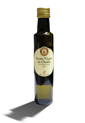 Aceite de chufa de València - Món Orxata. Extraído por prensado en frío. Botella cristal de 250 ml.. Aceite de chufa de València - Món Orxata. Extraído por prensado en frío. Botella cristal de 250 ml..