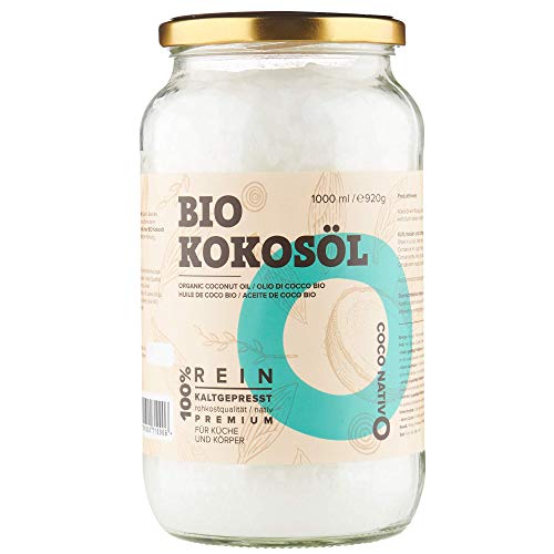Aceite de Coco CocoNativo Orgánico Virgen Extra Ecologico 1x1000 ml, Extracción En Frío, Fuente De Energía Natural Para Deportistas, Suplemento Alimenticio, Para Cocinar, Para El Pelo Aceite de Coco CocoNativo Orgánico Virgen Extra Ecologico 1x1000 ml, Extracción En Frío, Fuente De Energía Natural Para Deportistas, Suplemento Alimenticio, Para Cocinar, Para El Pelo