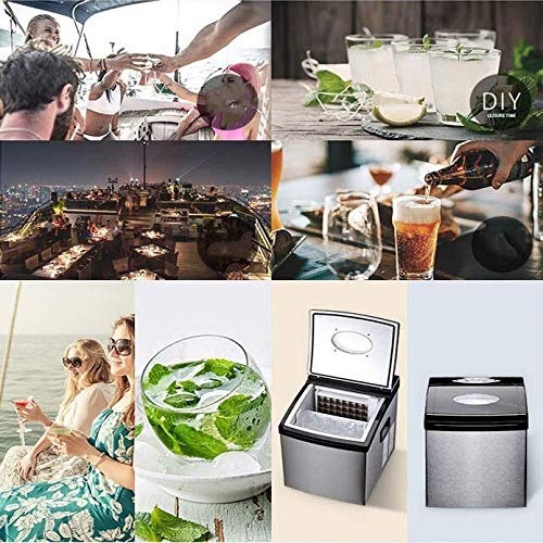 Aceitera Dispensador de aceite de oliva Máquina portátil del fabricante de hielo for encimera cubos de hielo listo en 8 minutos eléctrico de hielo que hace la máquina Con Cuchara for hielo for la barr Aceitera Dispensador de aceite de oliva Máquina portátil del fabricante de hielo for encimera cubos de hielo listo en 8 minutos eléctrico de hielo que hace la máquina Con Cuchara for hielo for la barr