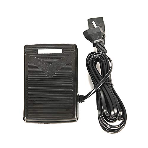 ACELEY Pedal de máquina de coser, Pedal de interruptor de pedal de máquina de coser Pedal de control con superficie de goma antideslizante para herramientas de costura ACELEY Pedal de máquina de coser, Pedal de interruptor de pedal de máquina de coser Pedal de control con superficie de goma antideslizante para herramientas de costura