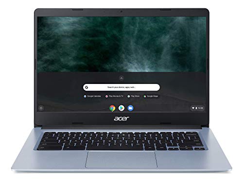 Acer Chromebook 314 - Portátil 14" FullHD (Intel Celeron N4020, 4GB RAM, 64GB eMMc, Intel UHD Graphics, Chrome OS), Teclado QWERTY Español, Color Plata