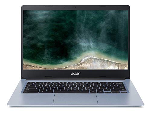 Acer Chromebook 314 - Portátil 14" FullHD (Intel Celeron N4020, 4GB RAM, 64GB eMMc, Intel UHD Graphics, Chrome OS), Teclado QWERTY Español, Color Plata