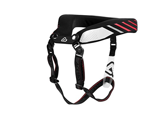 Acerbis 0017193.323 adulto cuello de estabilización, Negro/Rojo Acerbis 0017193.323 adulto cuello de estabilización, Negro/Rojo
