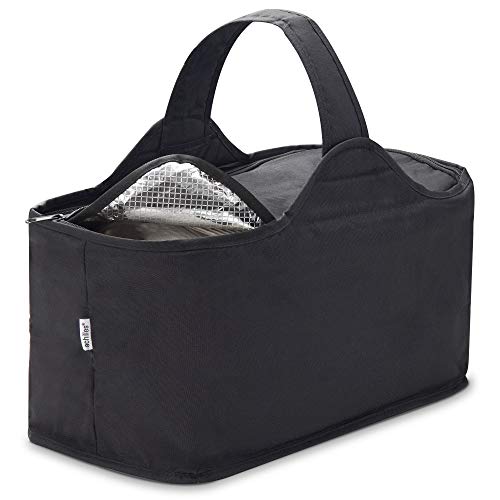 achilles, Cesta/canasto de compras con compartimiento de refrigeración, canasta de enfriamiento de achilles Soffy, canasta de compras con función de enfriamiento, negra, 46 cm x 24 cm x 22 cm achilles, Cesta/canasto de compras con compartimiento de refrigeración, canasta de enfriamiento de achilles Soffy, canasta de compras con función de enfriamiento, negra, 46 cm x 24 cm x 22 cm
