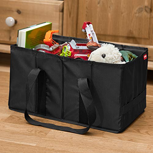 achilles Smart-Box Cesta/canasto plegable de compras Caja inteligente Bolsa de compras en formato práctico Carrito de compras cesta plegable cesta de compras 37x23x21 cm