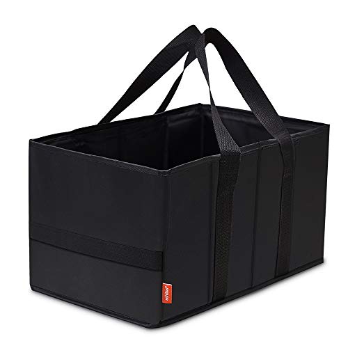 achilles Smart-Box Cesta/canasto plegable de compras Caja inteligente Bolsa de compras en formato práctico Carrito de compras cesta plegable cesta de compras 37x23x21 cm