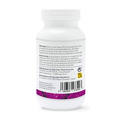 Ácido Alfa Lipoico de HSN | ALA 500mg | Suministro para 4 Meses | Antioxidante + Eleva los Niveles de Glutatión + Antienvejecimiento | Vegano, Sin Gluten, Sin Lactosa, 120 Cápsulas Vegetales