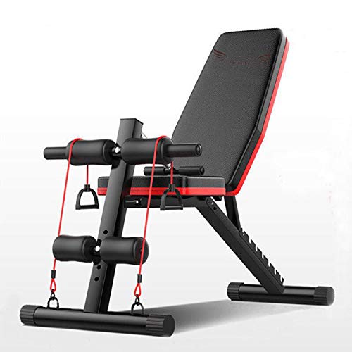 Acobonline Banco de Pesas Ajustable para Fitness, Banco de Musculación Multifunción para Entrenamiento de Cuerpo Entero, Respaldo abatible, diseño Compacto, Antideslizante. (Modelo A) Acobonline Banco de Pesas Ajustable para Fitness, Banco de Musculación Multifunción para Entrenamiento de Cuerpo Entero, Respaldo abatible, diseño Compacto, Antideslizante. (Modelo A)