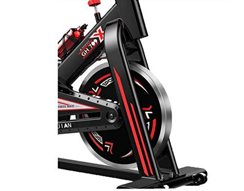 Acobonline Bicicleta Estatica Spinning Fitness, Bicicleta Profesional para Uso domestico,con Monitor,Calidad Profesional (Negro)