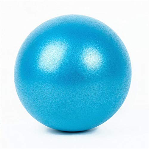 Acptxvh Balance Ball 25cm / 9 Pulgadas Mini Yoga, Pilates Bola del Ejercicio de Entrenamiento básico y Terapia física Cubierta Estabilidad Entrenamiento del Ejercicio,Azul