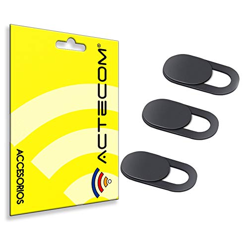 actecom 3pzs Tapas Cubierta Webcam, Webcam Cover Slider Diseño Ultra Fino Camera Cover Tapa Webcam para Todo Tipo de Ordenadores Portátiles (3 Unidades) actecom 3pzs Tapas Cubierta Webcam, Webcam Cover Slider Diseño Ultra Fino Camera Cover Tapa Webcam para Todo Tipo de Ordenadores Portátiles (3 Unidades)