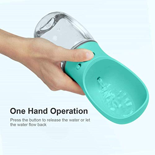 ACTGON Botella de Agua para Perros, 350ml Prueba de Fugas Botella Portátil de Agua Potable para Perros y Gatos para Exteriores, Caminar, Viajar ACTGON Botella de Agua para Perros, 350ml Prueba de Fugas Botella Portátil de Agua Potable para Perros y Gatos para Exteriores, Caminar, Viajar