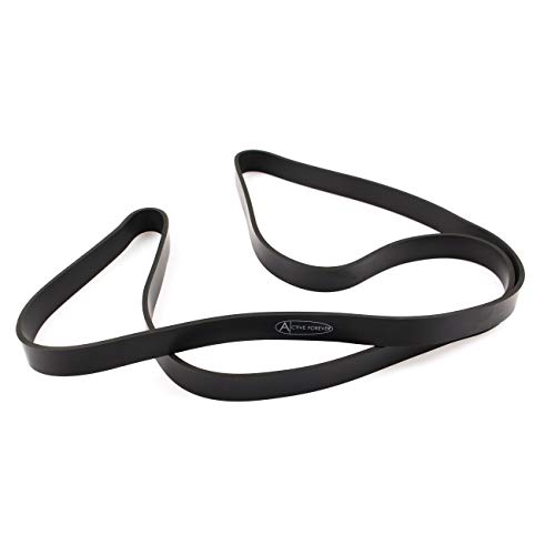 Active Forever Banda de Resistencia Pull Up Assist Band, para Entrenamiento de Resistencia, Estiramiento Muscular, Yoga y Otros Ejercicios físicos (Negro)