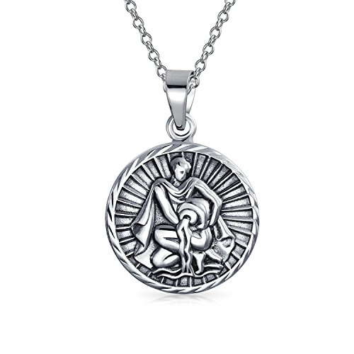 Acuario Signo Del Zodíaco Astrología Horóscopo Medallón Colgante Redondo Para Hombres Mujer Collar De Plata Esterlina