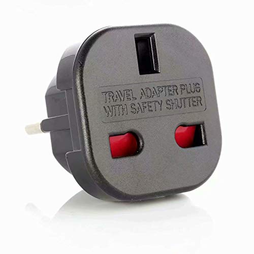 ADAPTADOR CORRIENTE ENCHUFE UK INGLES REINO UNIDO A EUROPEO REDONDO UE UNIVERSAL ADAPTADOR CORRIENTE ENCHUFE UK INGLES REINO UNIDO A EUROPEO REDONDO UE UNIVERSAL