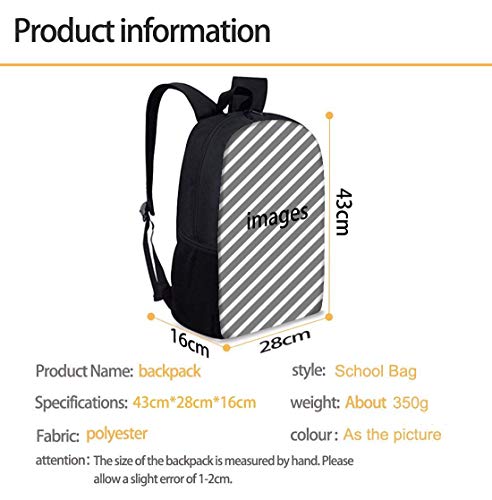 ADGBag Watch Dial Color Pattern Fashion Outdoor Shoulders Bag Durable Travel Camping For Kids Backpacks Shoulder Bag Book Scholl Travel Backpack Mochila para niños