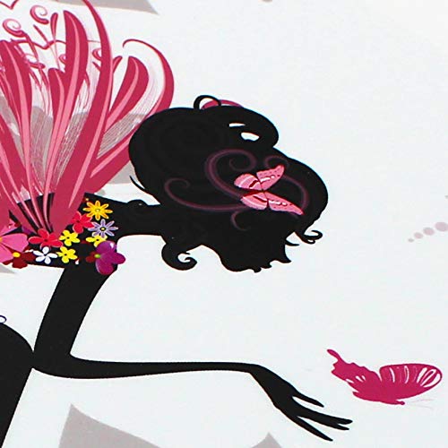 Adhesivo de vinilo para portátil de 13 a 14 pulgadas, diseño de hada con flores Adhesivo de vinilo para portátil de 13 a 14 pulgadas, diseño de hada con flores