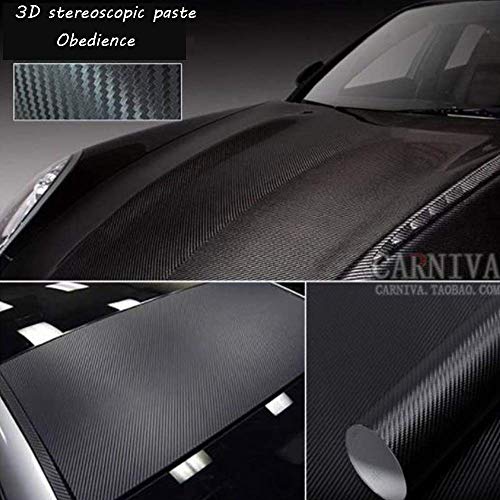 Adhesivo impermeable/Adhesivo impermeable de vinilo de fibra de carbono 3D Adecuado para automóviles/Pegatinas para Coche/Motocicleta Wrap/Diy / 1520mm x 300mm Adhesivo impermeable/Adhesivo impermeable de vinilo de fibra de carbono 3D Adecuado para automóviles/Pegatinas para Coche/Motocicleta Wrap/Diy / 1520mm x 300mm